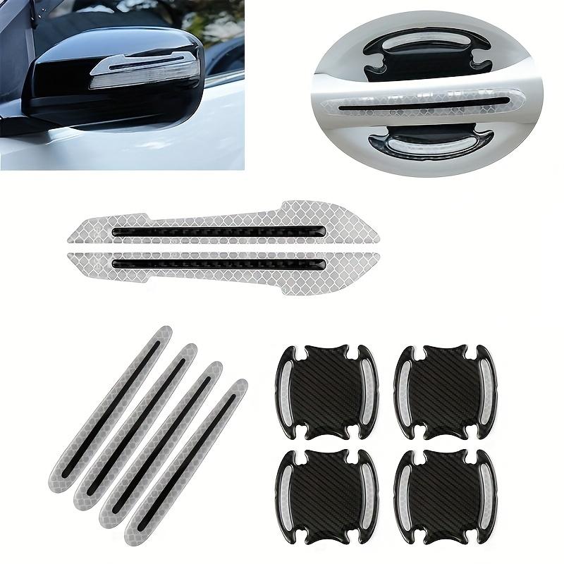 10 PCS Car Reflective Sticker Door Bumper Strip Reflective Car Mirrors Anti Scratch Protection Stickers Car Strip Stickers