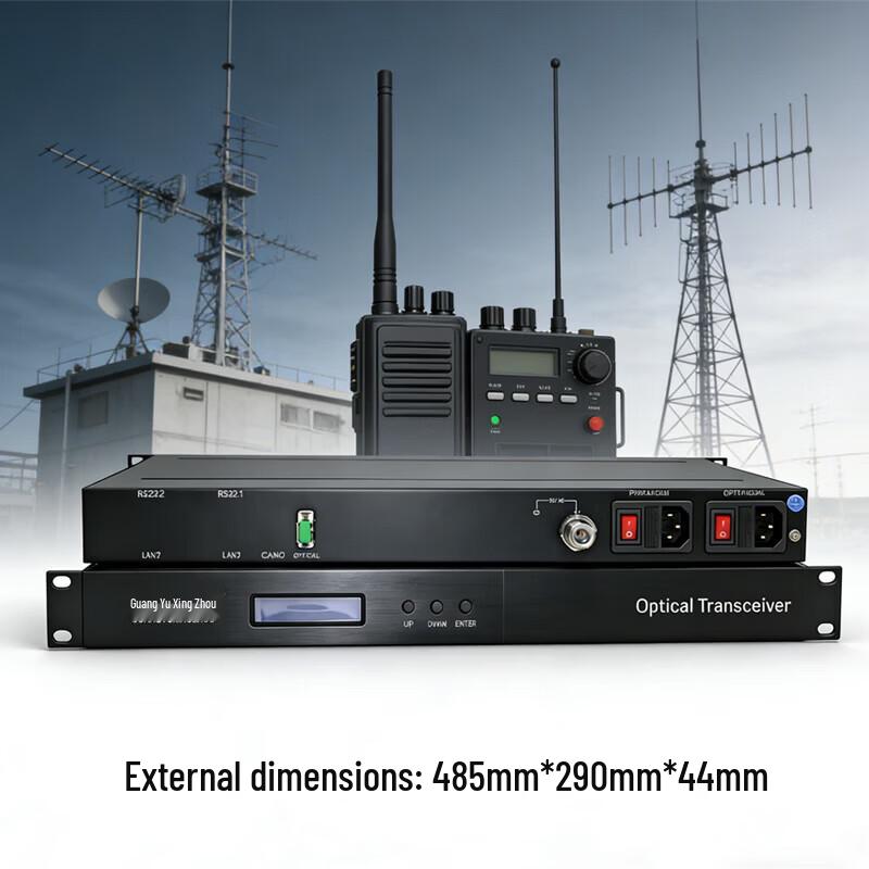 DB1000-RX Rack-mounted Shortwave Optical Transceiver