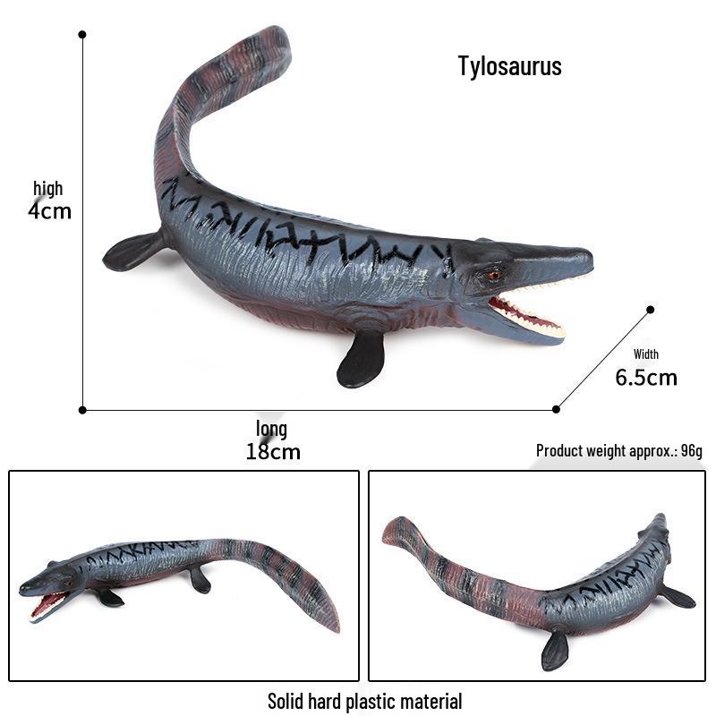 Dinosaur Model Set: T. Rex, Spinosaurus, Mosasaurus, Stegosaurus, Triceratops Cognitive Toys