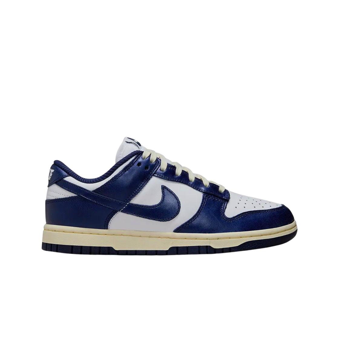 

(w) Nike Dunk Low Prm Midnight Navy And White 255