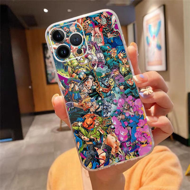 Jojo Phone Case For Iphone 17ProMax 17 Pro Air 16 15 14 13 Pro Max 16 15 14 13 Pro 15Plus