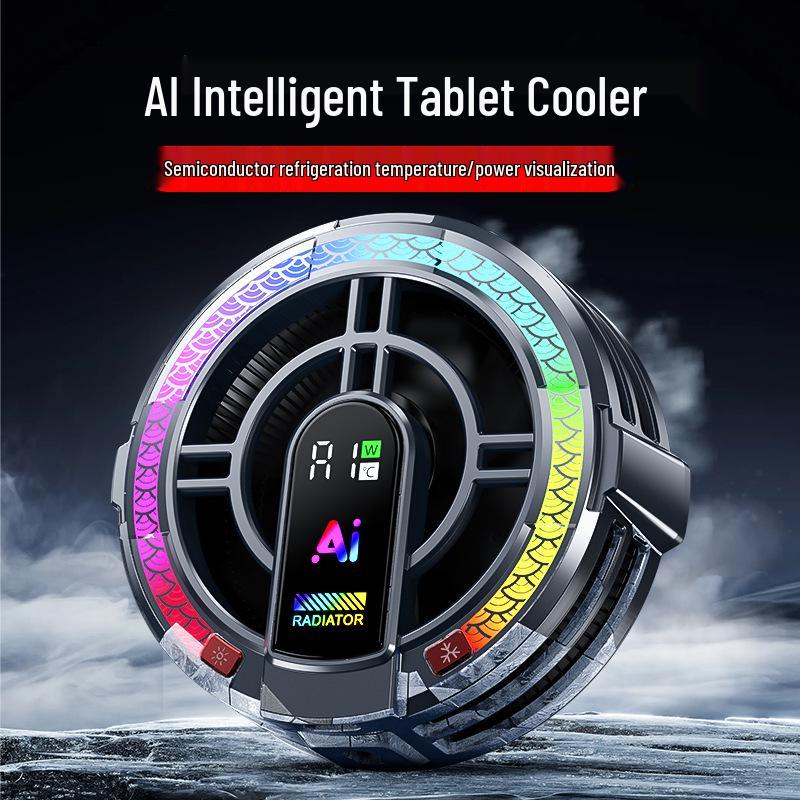 Cold Ice Armor H6Pro Tablet Cooler: High-Power Semiconductor Cooling for Rapid Heat Reduction in Gaming