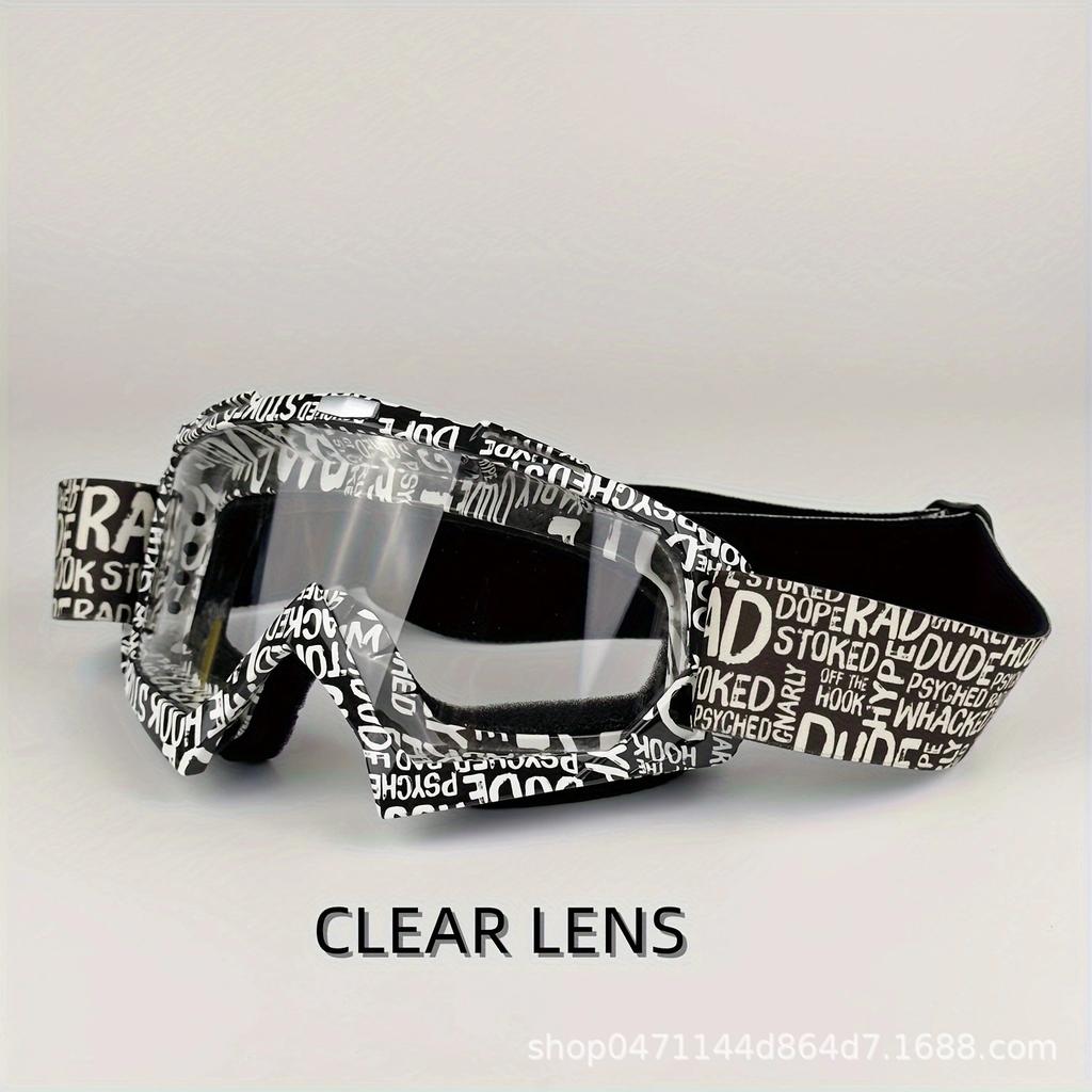 Goggles Riding Glasses Outdoor Motorcycle Off-Road Goggles ATV Men's and Women's Mountain Bike Bike Windshield Lenses