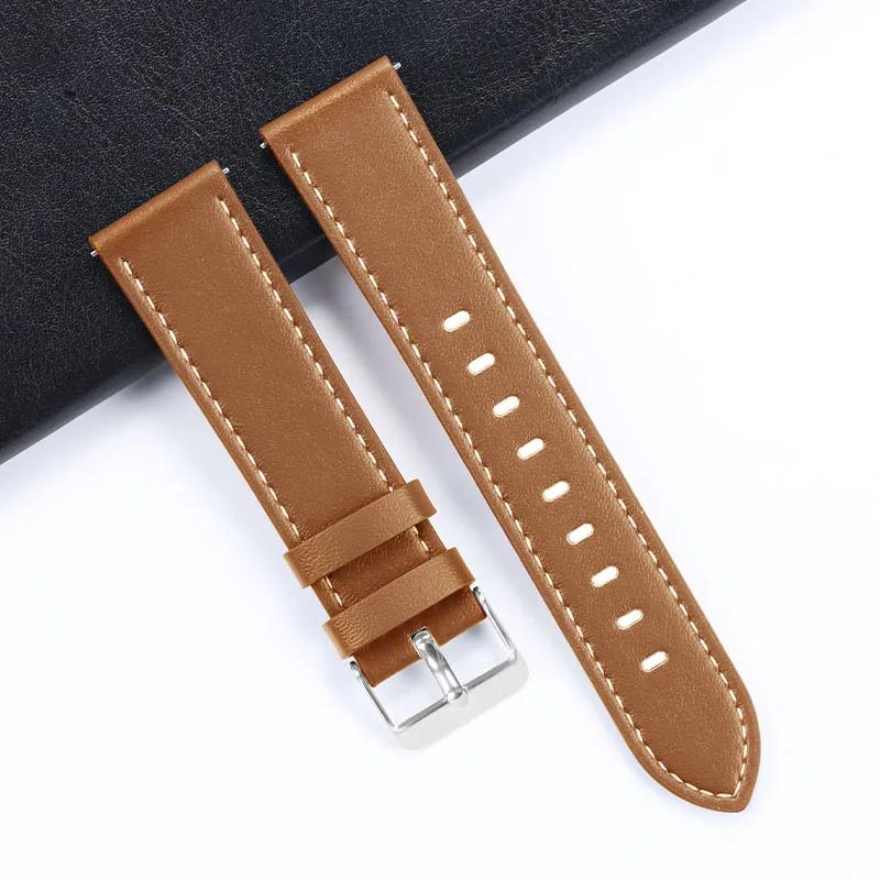Genuine Leather Watch Strap for Seiko Quick Release Watch Strap for Rolex 20mm 22mm High Quality Wristband Men Women's Bracelet