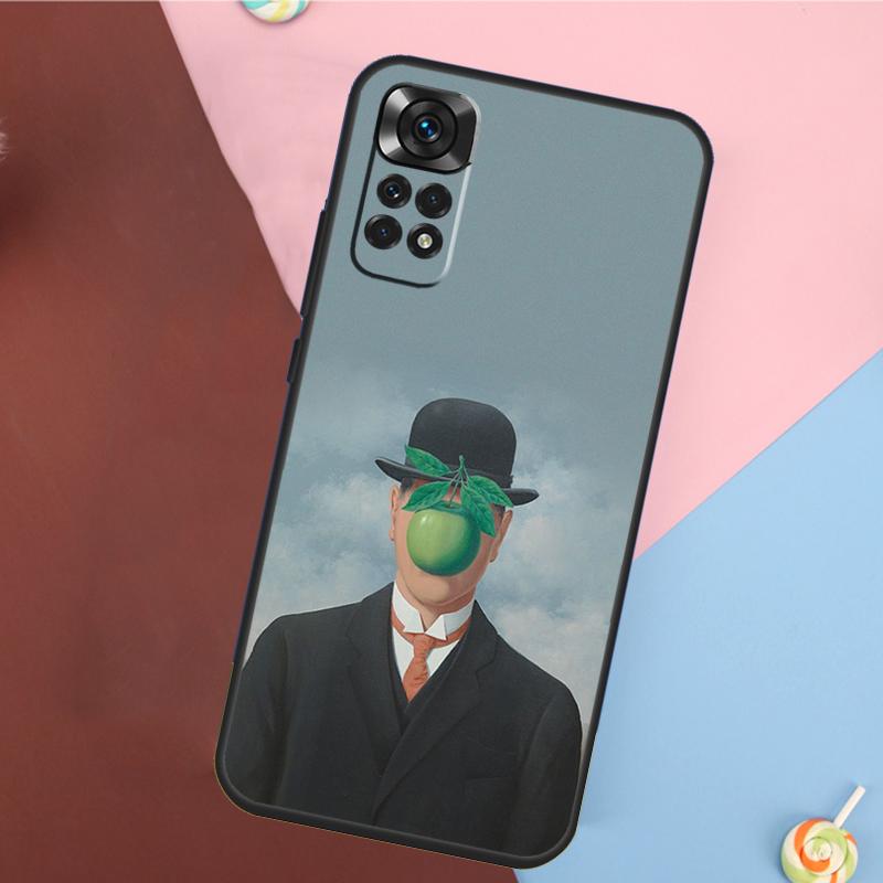 Rene Magritte Cover For Xiaomi Redmi Note 13 Pro 14 12 11 9 10 9S 10S 11S 12S Redmi 10C 12C 13C 14C Case