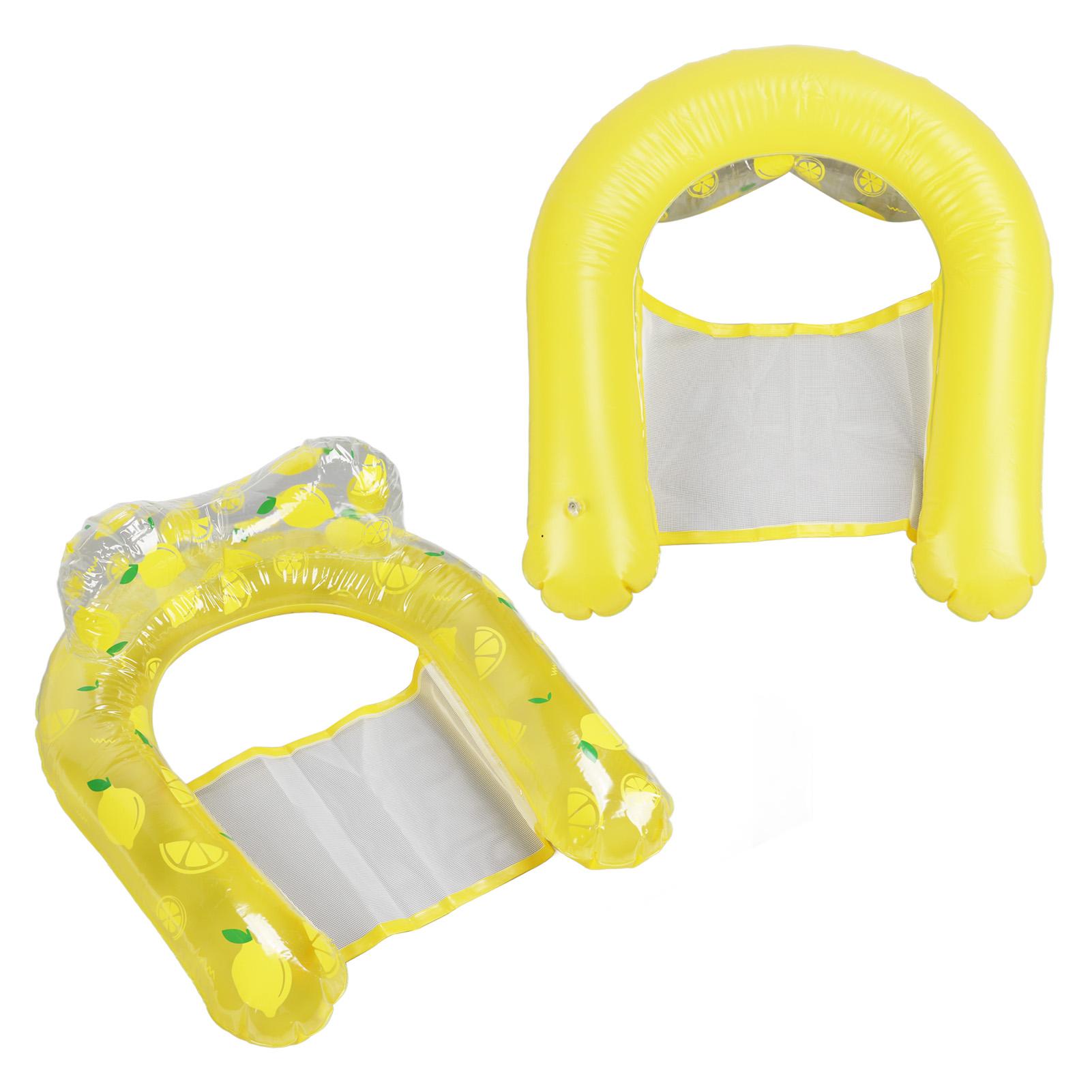 U Shaped Mesh Pool   Chair Men Women Exquisite Party PVC Inflatable Swimming Pool Lounge