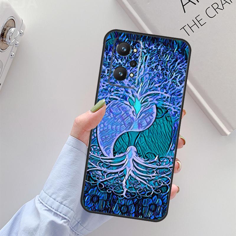 Tree of Life Yin Yang For Realme C61 C75 C55 C51 C21Y C25S C67 C53 13 12 10 11 14 Pro Plus GT 6T 6 5 GT7 Pro Case