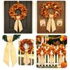Entryway Wreath Ribbon Tie, Polyester Holiday Accent for Fall Gatherings, Thanksgiving Display and Classroom Use