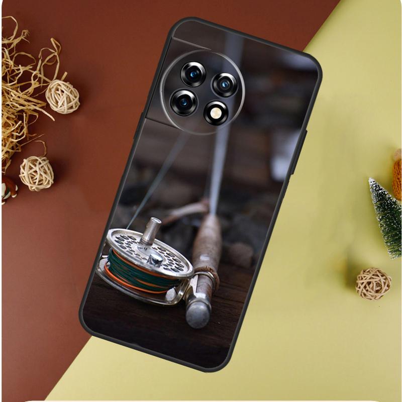 Fishing Rod Tool For OnePlus 13 13R 12 12R 11 9 10 Pro 8T 9RT 10T 10R Nord 4 CE 2 3 Lite N20 N30 Phone Case