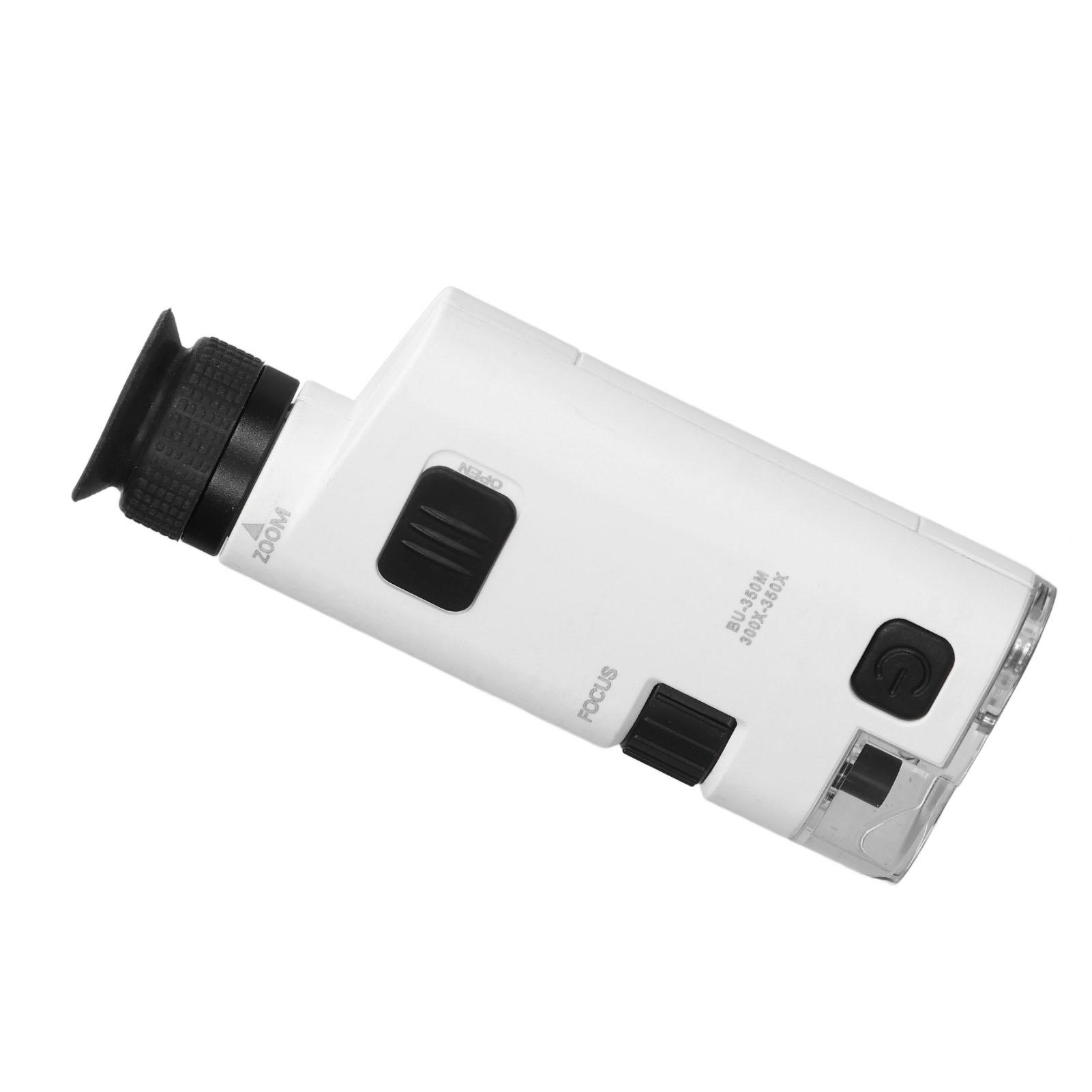 

LED Cellphone Microscope Universal Clip Type Detachable 300x350x Lighted Zoom for Pocket