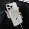 Luxury Transparent Shockproof Armor Case for iPhone 15 14 13 12 11 Pro Max Magnetic For Magsafe Wireless Charging Acrylic Cover