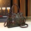 New Blossoming Wealthy Women's Retro Handbag, Fashionable and Versatile Single Shoulder Crossbody Bag