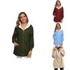 Gezellige Dames Warm Teddybeer Pluizige Jas met Capuchon Kunstbont Fleece Jas Bovenkleding Voor Ultiem Comfort
