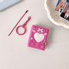 Love Heart Hollow Mini Photocards Holder Butterfly Bow Picture Storage Keyring  Women Girls