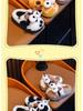 Boys' Cute Cow Cotton Slippers for Indoor/Outdoor - Non-Slip, Autumn/Winter 2024