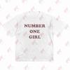 Number One Girl Rose Short Sleeve Tee  Cotton TShirt