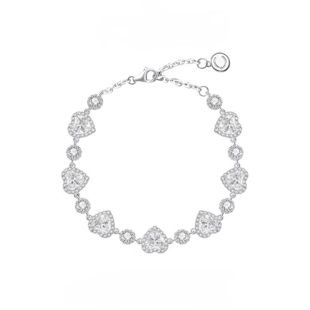 Logo Embossed Wisteria Bracelet - "Love At First Sight" Simple Charm