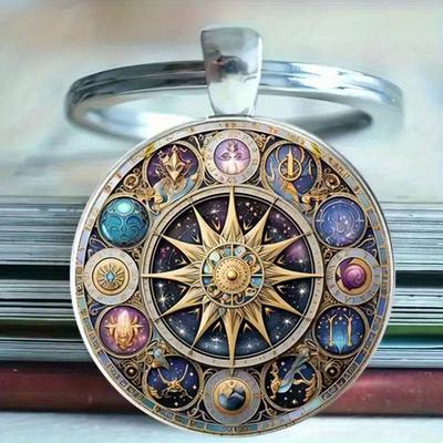 Acrylic Mysterious Celestial Body Symbol, Universe Planet Color Window Pendant, Holiday Hanging Decoration - Unique Artwork