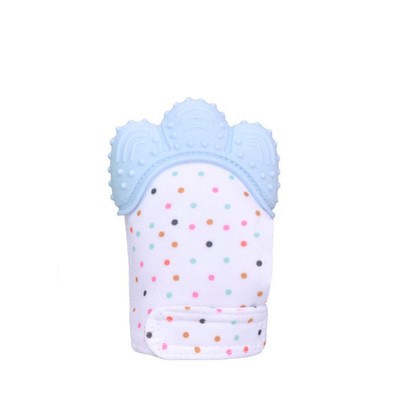 Silicone Sounding Teether Gloves for Babies - Soothing & Anti-Bite Toy
