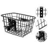 Panier pour Trottinette Électrique Panier Solide en Métal pour Trottinette avec Support Fixe Résistant à la Rouille pour Montage Avant pour Enfants Adultes