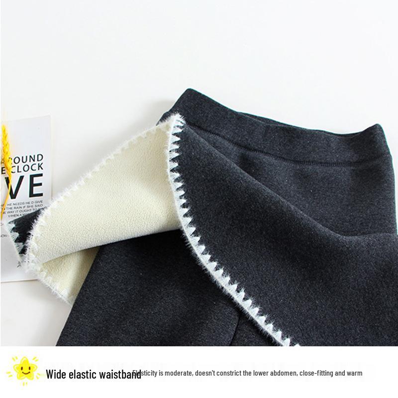 Leggings Gonna Spessi Foderati in Pile Autunno/Inverno per Bambina - Pantaloni Lunghi da Esterno per Neonati