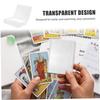 HOOTNEE Playing Card Storage Box, Card Deck Case, Transparent Design, Portable Size, Stylish Storage, Small Item Organizer, Set of 2
