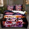 Naruto Bedding Suit Quilt Cover 3D Printed Bedroom Bed Cover Bedclothes 2/3pcs Anime Cartoon Room Decoration Xmas Gift