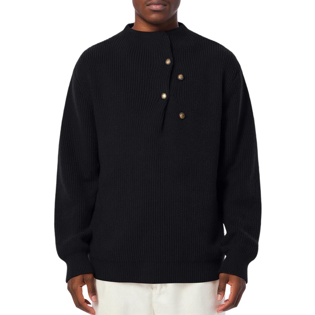 Men's  Fashion  Knitting  Pullover  Long Sleeves  Loose  Round Neck  Sweater