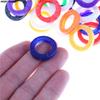 10pcs/20pcs/LOT Fashion Hollow Multi Color Rubber Soft Key Locks Keys Cap Key Covers Topper Keyring Random