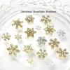 10pcs Snowflake Nail Decorations for Unique and Eye Catching Manicures Charming Nail Accessories