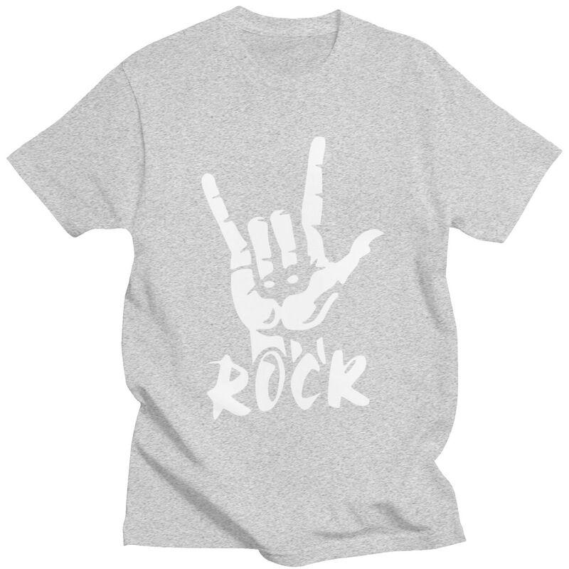 Custom Heavy Metal Rock Music T Shirts for Men 100 Cotton Tee Tops Tshirt Fashion Tshirt Clothes