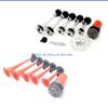 P9FD Car 125db 12V 5 Trumpet Musical Dixie Of Hazzard Electronic Chrome Air Horn