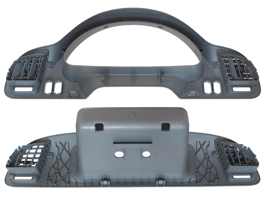 Mercedes Sprinter Cdi 99-06 Counter Housing + Passenger Glove Compartment Shelf With Air Vents 2 Pcs. Set