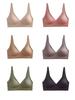 Reggiseno a Fascia in Lattice Gelatina Senza Cuciture: Senza fili, Leggero, Sollevamento regolabile per donna