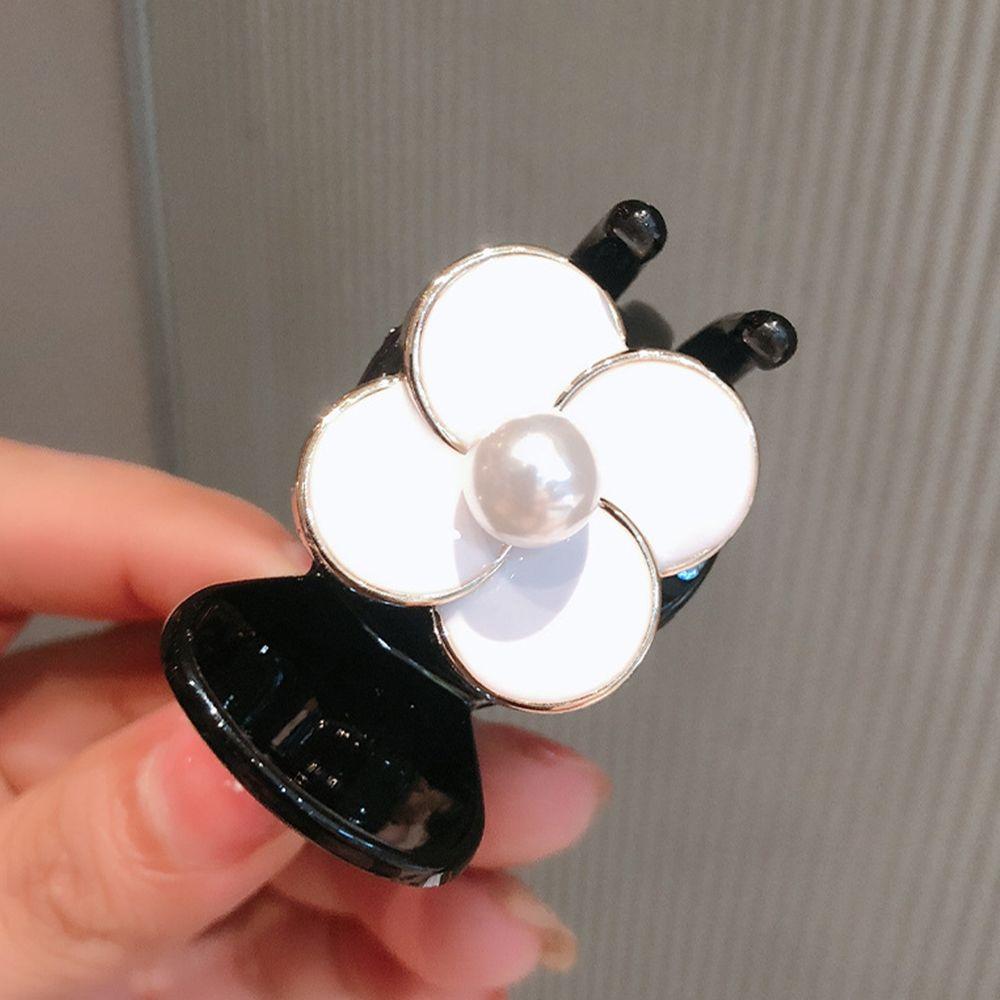 Wear Girls Bangs Clip Camellia Flower Hairpin Small Grip Clips Solid Colors Women Hair Accessories
