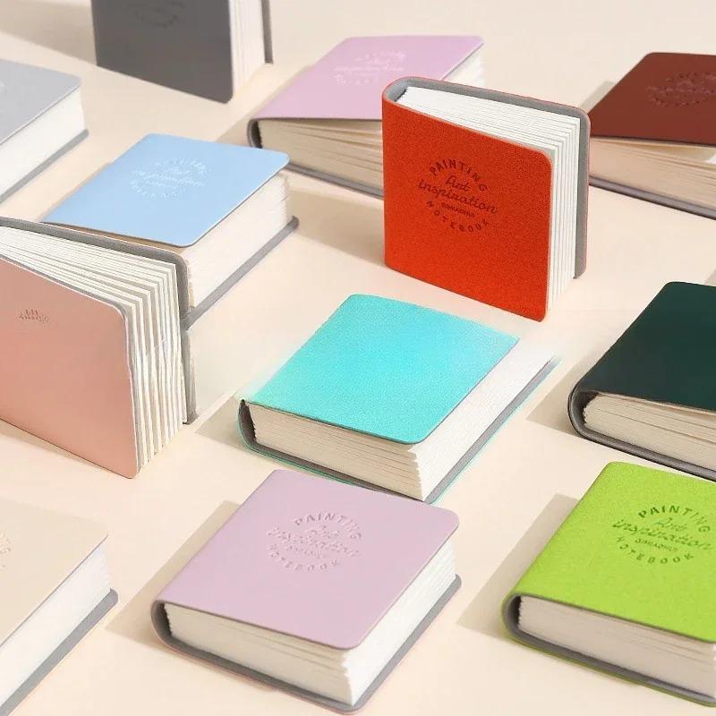 3 Books/pack Mini Picture Book Square Watercolor Sketchbook Thick Paper Drawing Paper Artwork Art Supplies Drawing Book