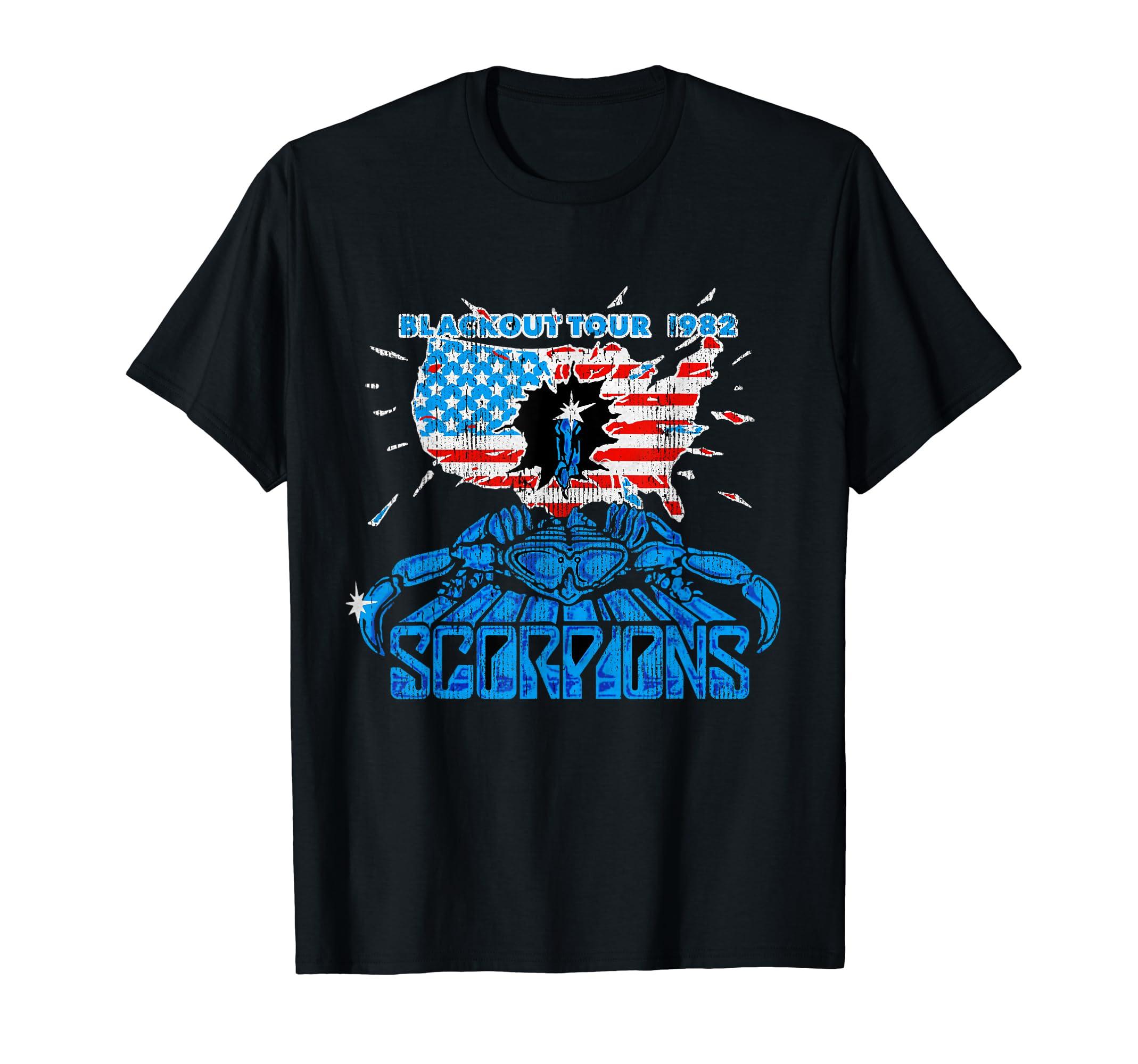 

Официальная футболка Scorpions Blackout USA Tour 1982