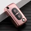 For Peugeot 107 207 307 308 407 607 206 4007 3008 5008 For Citroen C2 C3 C4 C5 C6 C8 2/3 Buttons Tpu Car Remote Key Case Cover