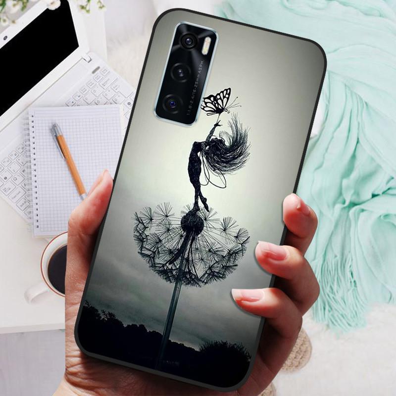 Etui do Vivo V20 SE Miękkie Pokrowce na Telefon z Silikonu TPU do Vivo V2022 V2023 V20SE Etui Zderzak Vivo V20 SE Odporne na Wstrząsy Pokrowiec Coque