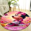 Personalized M-Minnie Round Chair Office Rug - Perfect for Mat, Office Chair & More - Ideal Gift for Birthdays and Holidays