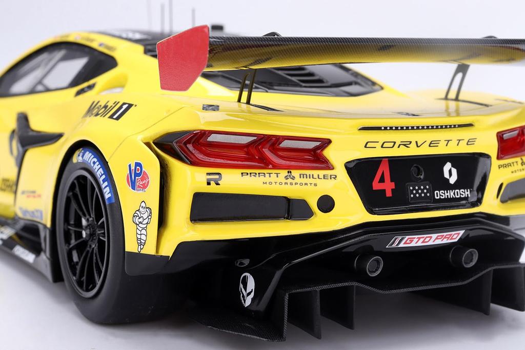 TOP SPEED Chevrolet Corvette Z06 IMSA Daytona 24 Hours 2024 Corvette Racing by Pratt Miller Motorsports Finished Product TS0571 1/18 GT3.R #4