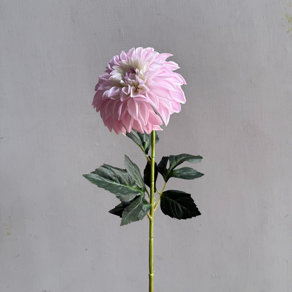 Lifelike artificial dahlia flower with 1 heads long branch silk flower for home wedding decor birthday party bedroom Decoration