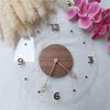 Nordic Simple Wall Clock Transparent Clock Wall Clock Living Room Home Wall Clock Decoration