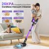 POWER V870 Handheld Vacuum Cleaner, Cordless Vacuum Cleaner, High Suction Power Reaching 26 kPa Purple