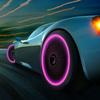 Purple and Green Luminous Tire Valve Caps for Car Motorcycle Bike Tyre Hub Glowing Cap Dustproof Nozzles Cover Car Accessories Valve Stems 1