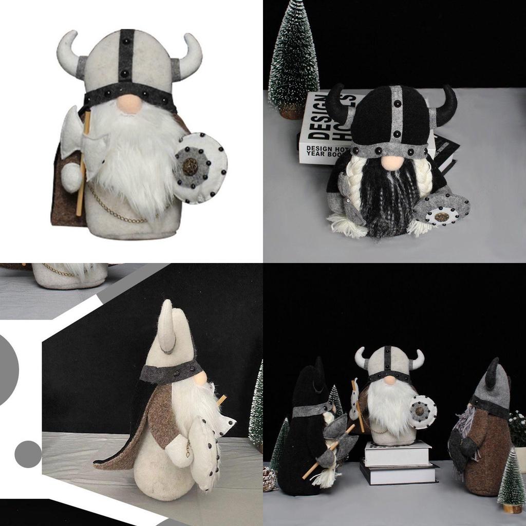 Whimsical Viking Gnome Plush Doll Perfect For Festive Scandinavian Celebrations