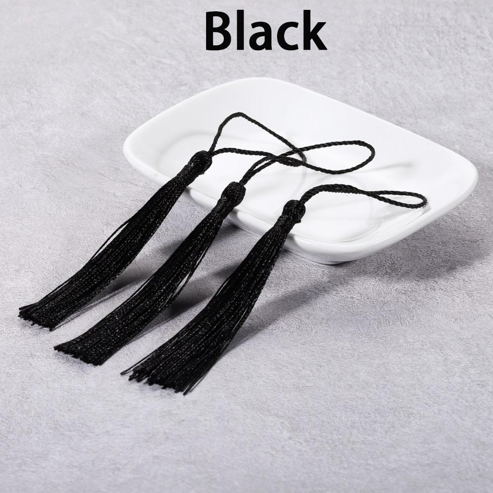 10-30Pcs 70mm Hanging Rope Silk Tassel Fringe For DIY Key Chain Earring Hooks Pendant Jewelry Making Finding Supplie Accessories