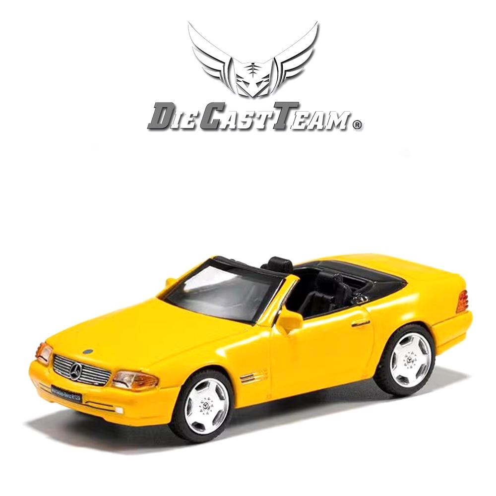 DCT/SHADOW 1/64 Mercedes-Benz SL500 Convertible Sports Cars Alloy Toys Diecast Metal Model Kids Xmas Gift Toys for Boys