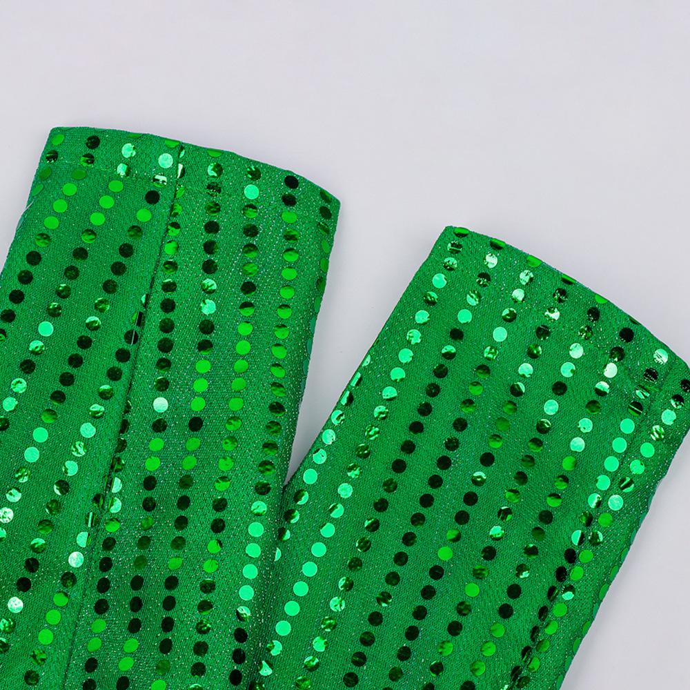 Sparkly Irish Green Sequin Tailcoat Jacket for Saint Patrick's Day