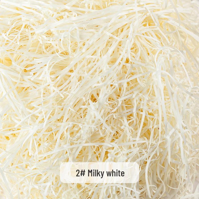 Raffia Grass Filler: Shredded Silk Paper for Candy Box Souvenirs
